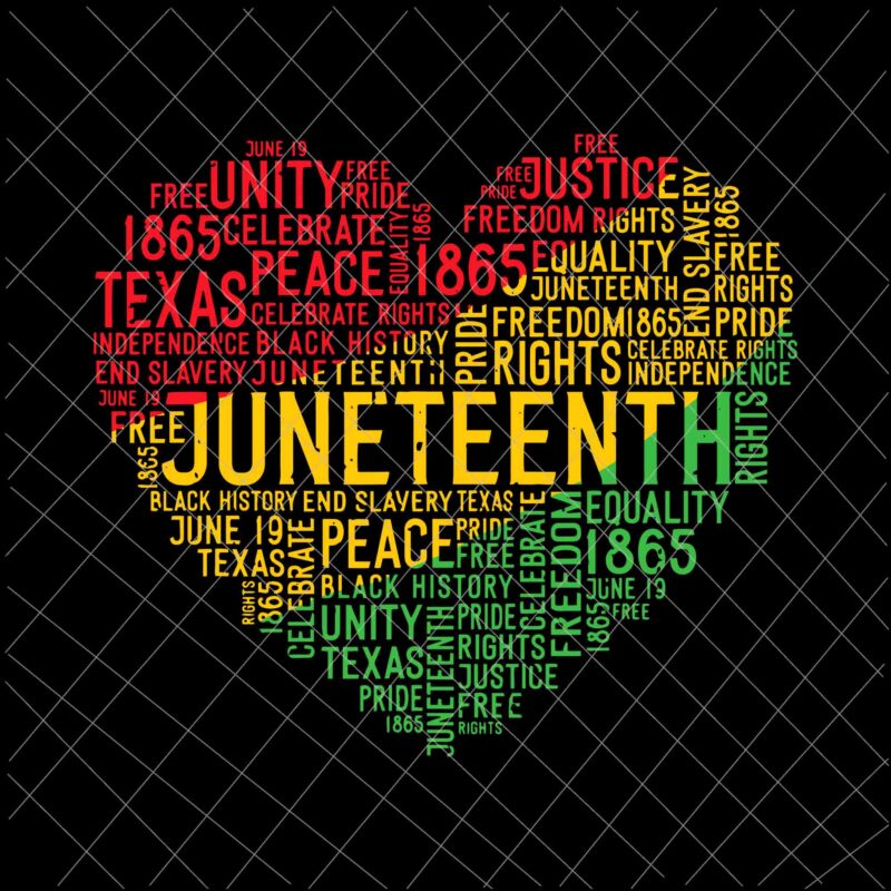 Juneteenth Heart Black History Afro American African Freedom Svg, Black African Flag Pride Fist Svg, Indepedence Day Svg