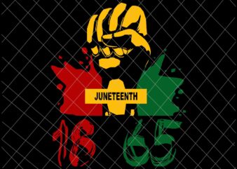 Juneteenth 1865 African American Power Svg, Juneteenth Svg, Independence Day Svg, Black History Month Svg vector clipart