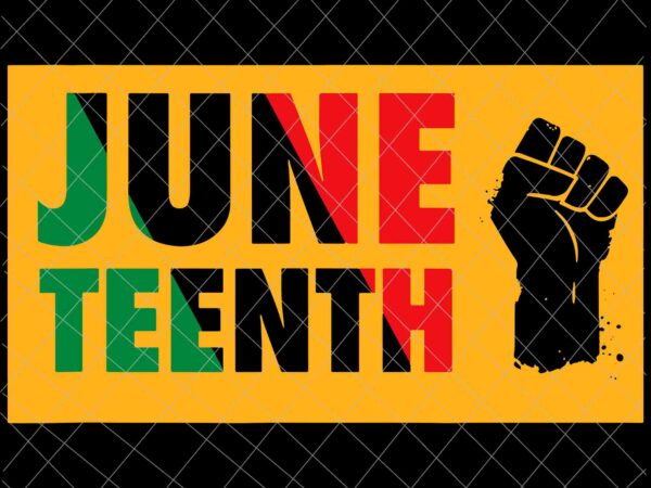 Juneteenth freedom day svg, juneteenth svg, independence day svg, black history month svg vector clipart