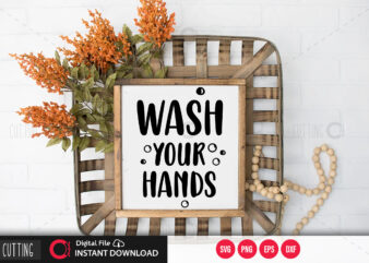Wash your hands SVG DESIGN,CUT FILE DESIGN