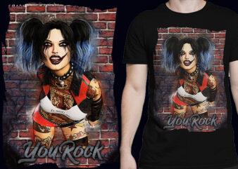 You Rock 2 t shirt design template