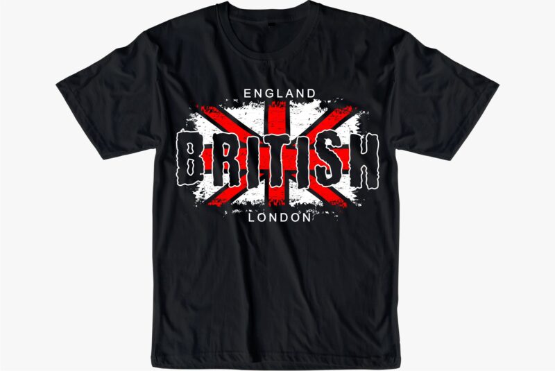 london england urban street t shirt design