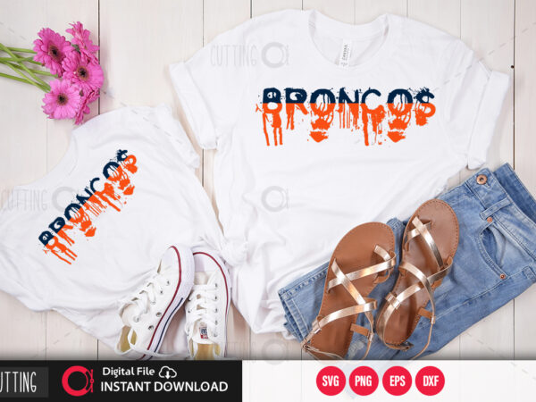 Broncos svg design,cut file design