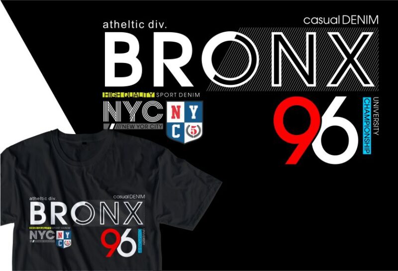 bronx urban street t shirt design, urban style t shirt design,urban city t shirt design,