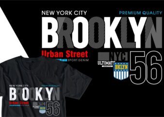 brooklyn new york urban street t shirt design, urban style t shirt design,urban city t shirt design,
