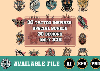 30 tattoo inspired special bundle