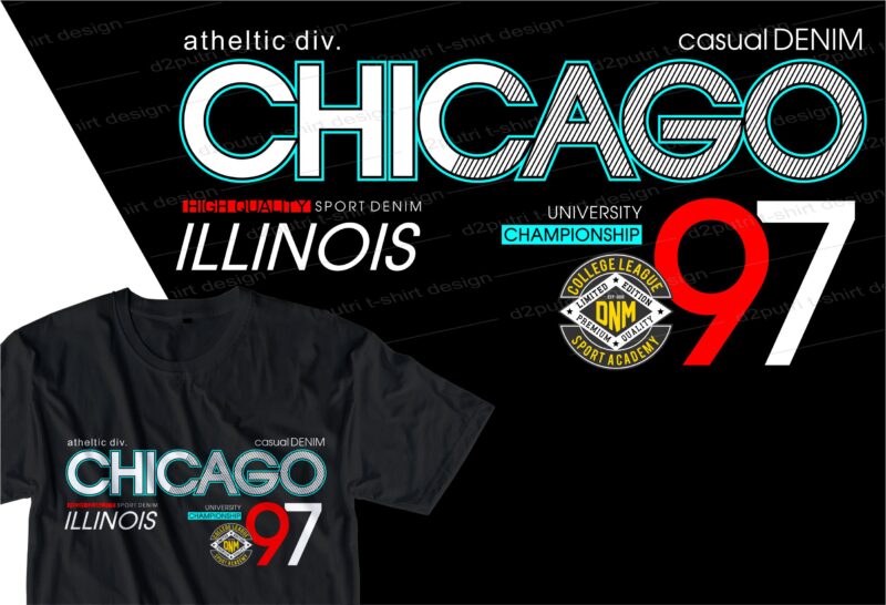 chicago urban street t shirt design, urban style t shirt design,urban city t shirt design,