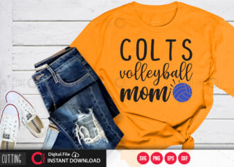 Colts volleyball mom SVG DESIGN,CUT FILE DESIGN