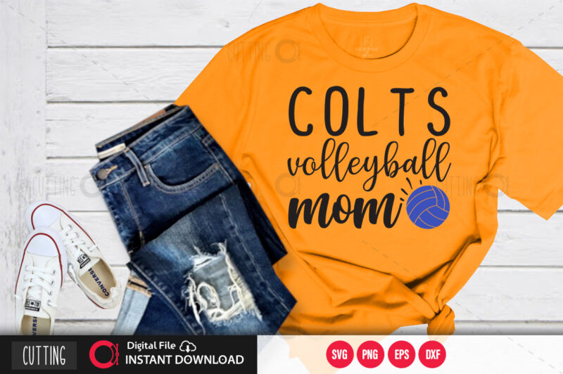 Colts volleyball mom SVG DESIGN,CUT FILE DESIGN