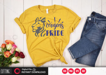 Cougars pride SVG DESIGN,CUT FILE DESIGN