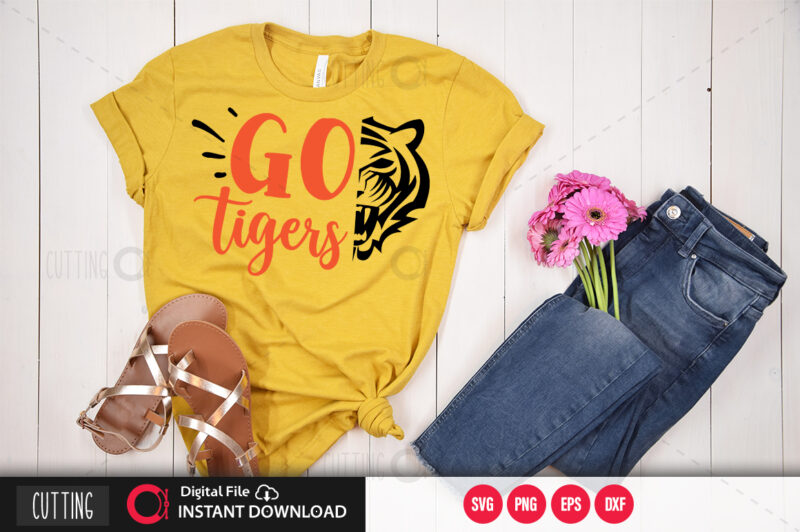 Go tigers SVG DESIGN,CUT FILE DESIGN