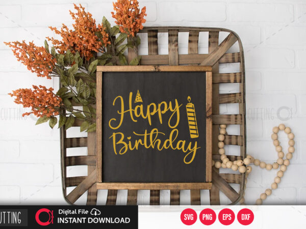 Happy birthday svg design,cut file design