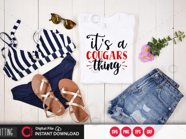 Its a cougars thing svg design,cut file design