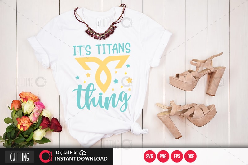 Free Its titans thing svg design,cut file design