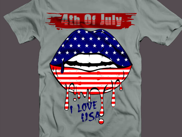 Lips american flag svg, merica svg, 4th of july svg, patriotic svg, usa flag svg, lips svg, patriotic lips svg t shirt vector graphic