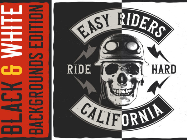 Easy riders vector clipart