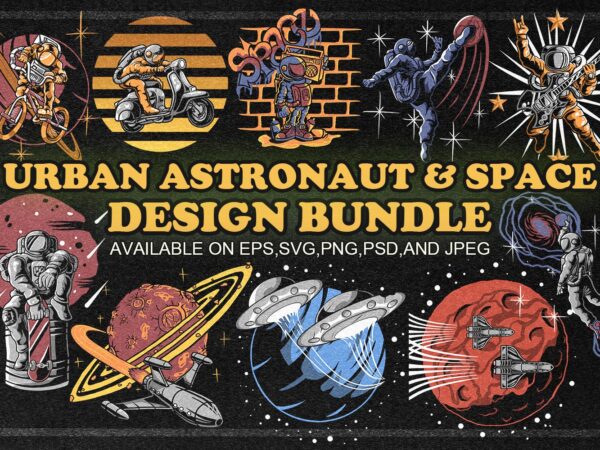 Urban astronaut & space design bundle
