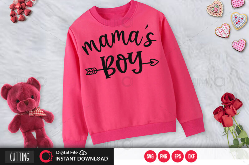 Mamas boy SVG DESIGN,CUT FILE DESIGN