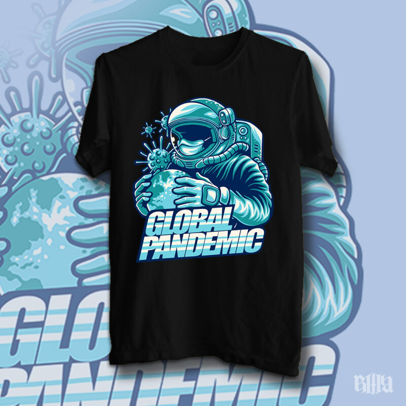 global pandemic t-shirt design