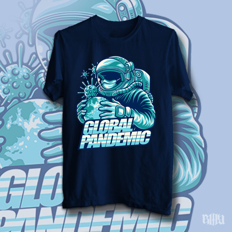 global pandemic t-shirt design