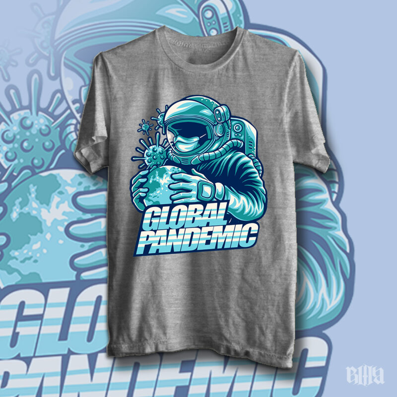 global pandemic t-shirt design
