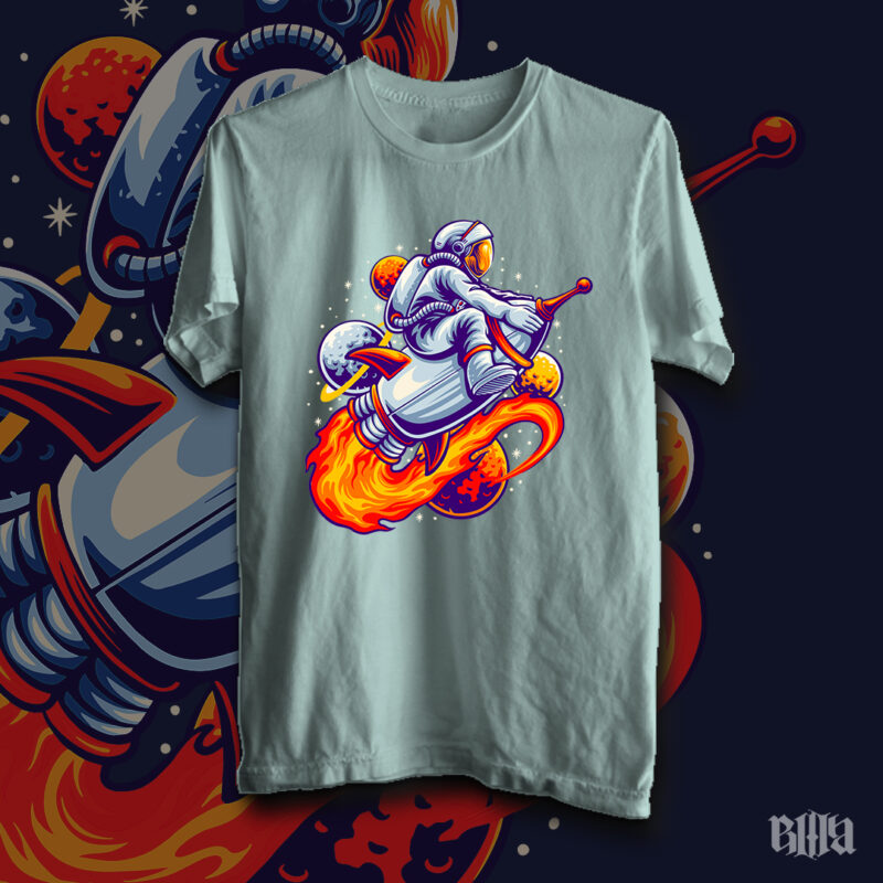space tour t-shirt design