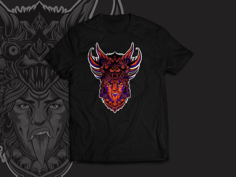 BAT GODDESS T-shirt Design