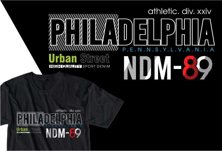 philadelphia urban street t shirt design, urban style t shirt design,urban city t shirt design,