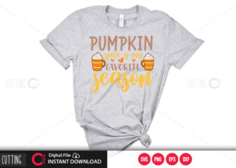 Pumpkin spice is my favorite season SVG DESIGN,CUT FILE DESIGN