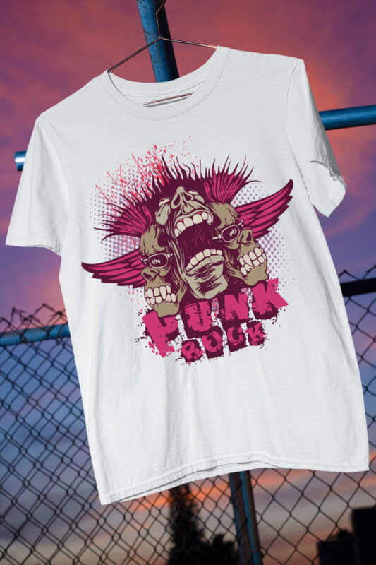 t-shirt vector Big Bundle Grunge / Abstract / Skulls / Car / Animal/ Female / Punk / Eagles / Distorted 89 Bundle