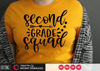 Second grade squad SVG DESIGN,CUT FILE DESIGN