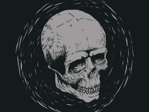 Skull t-shirt design
