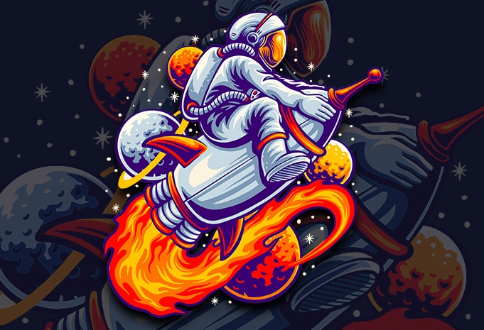 Free Space tour t-shirt design