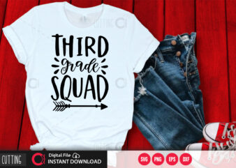 Third grade squad SVG DESIGN,CUT FILE DESIGN