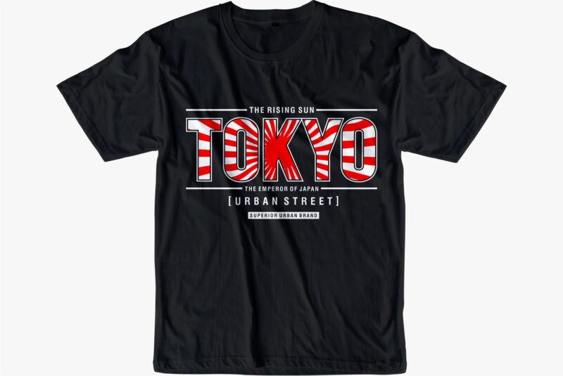 tokyo japan urban strett t shirt design