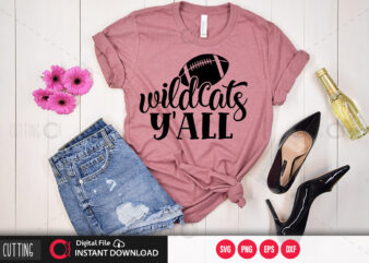 Wildcats yall SVG DESIGN,CUT FILE DESIGN