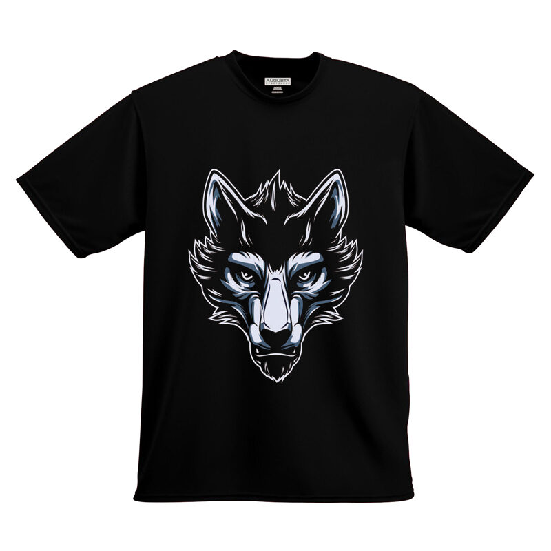 Wolf Head T shirt Design