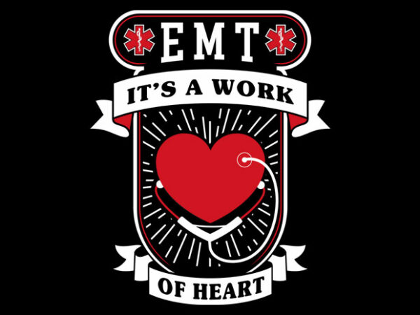 Emt i’ts a work vector clipart