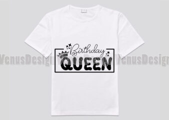 Birthday Queen Editable Design