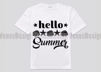Hello Summer, Beach Vibes graphic t shirt
