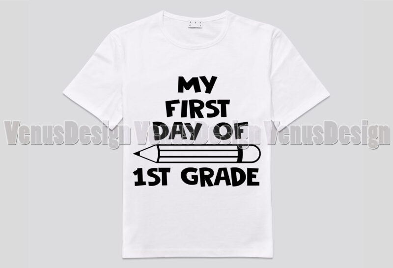 My First Day Of School Bundle Tshirt Design, Editable Design