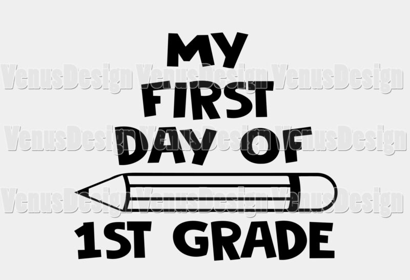 My First Day Of School Bundle Tshirt Design, Editable Design