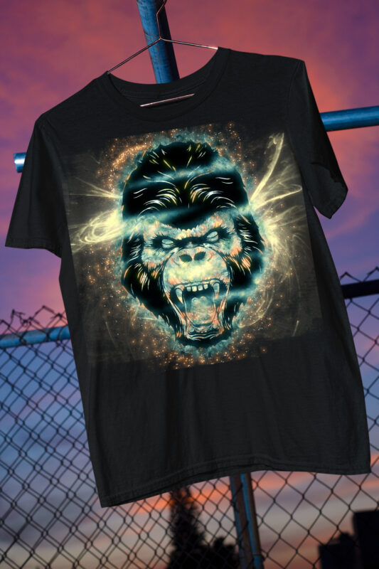 Monkey / Ape / Chimpanzee / Gorilla / Kong / Apex Preditor 15 PSD + AI + PNG Trending