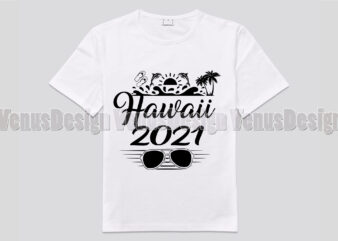 Hawaii 2021 Beach Trip Editable Design