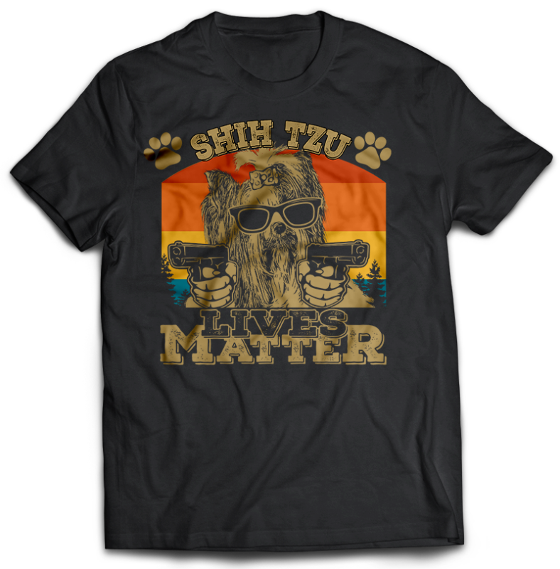 22 Dog lives matter TSHIRT DESIGNS BUNDLE