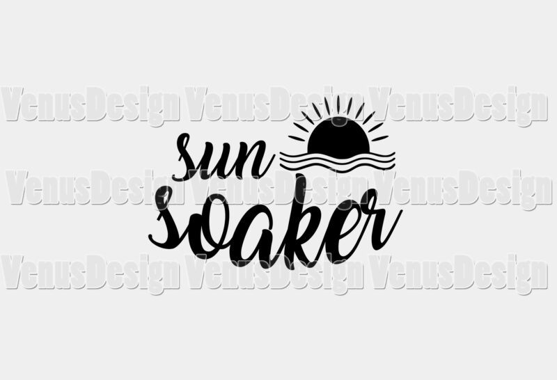 Sun Soaker Editable Design