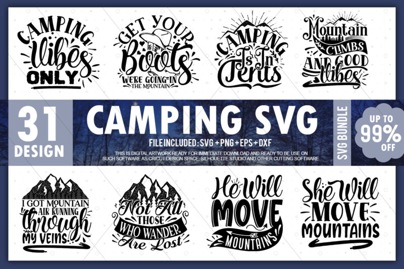 Camping SVG Bundle