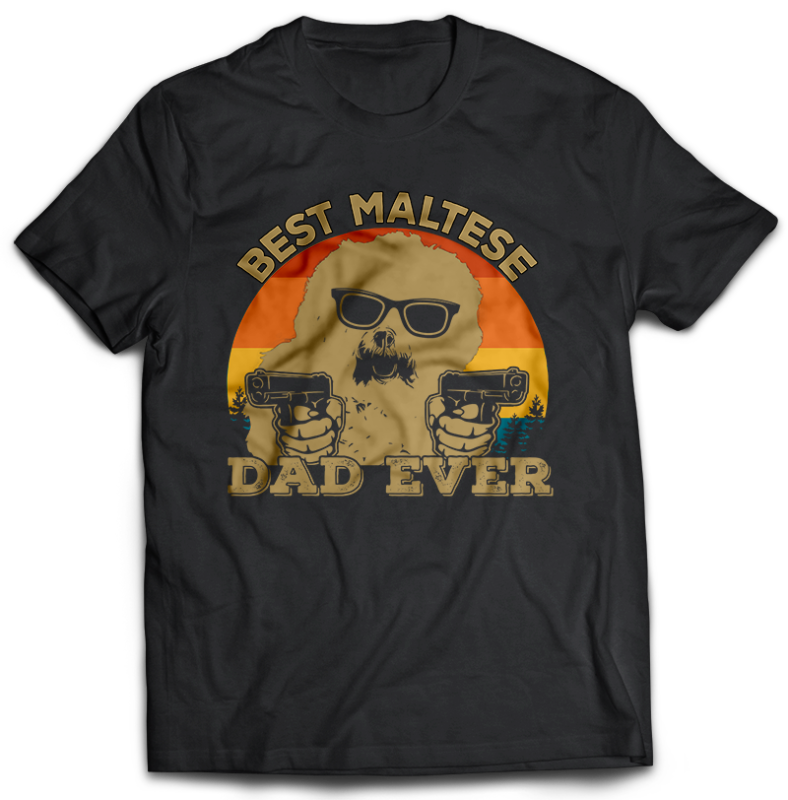 22 Best Dog DAD Ever Tshirt Designs BUNDLE