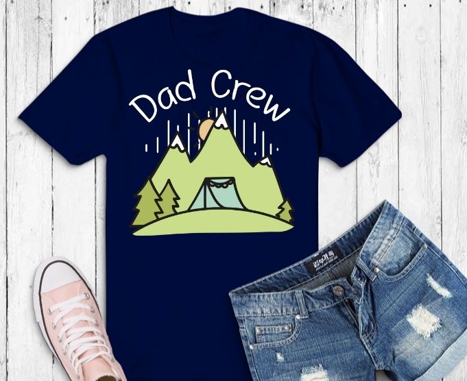 Summer Vacation GIfts t-shirt design svg, Cousin Crew svg, mom Crew svg, dad Crew svg, Camping Outdoor Sunset png, Summer Moutain Hiking T-shirt design eps,