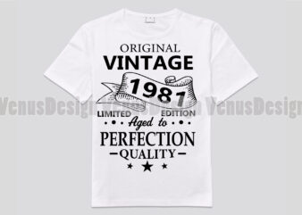 40th Birthday Vintage Limited Edition Editable Design
